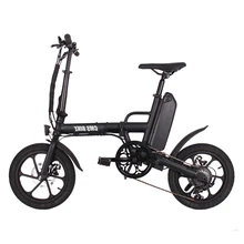 Сплав Al CMS-F16-Plus 16 дюймов складной электрический велосипед с покрышкой kenda