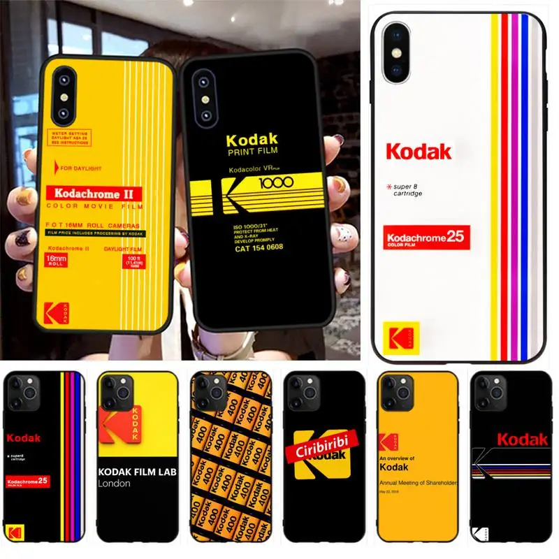 PENGHUWAN Japanese brand film Fashion Soft Kodak Black Phone Case for iPhone 11 pro XS MAX 8 7 6 6S Plus X 5S SE XR case