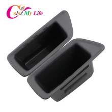 Автомобильная Передняя Задняя коробка для хранения Контейнер Чехол для Ford Ecosport аксессуары ABS автомобильный подлокотник на внутреннюю сторону двери