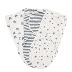BB Baby sacos de dormir para bebé recién nacido, envoltura envolvente, 100% algodón, manta para bebé de 0 a 6 meses