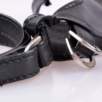 

Women Sexy Night Club Gloves Gothic Punk Rock Black Faux Leather Gloves S55