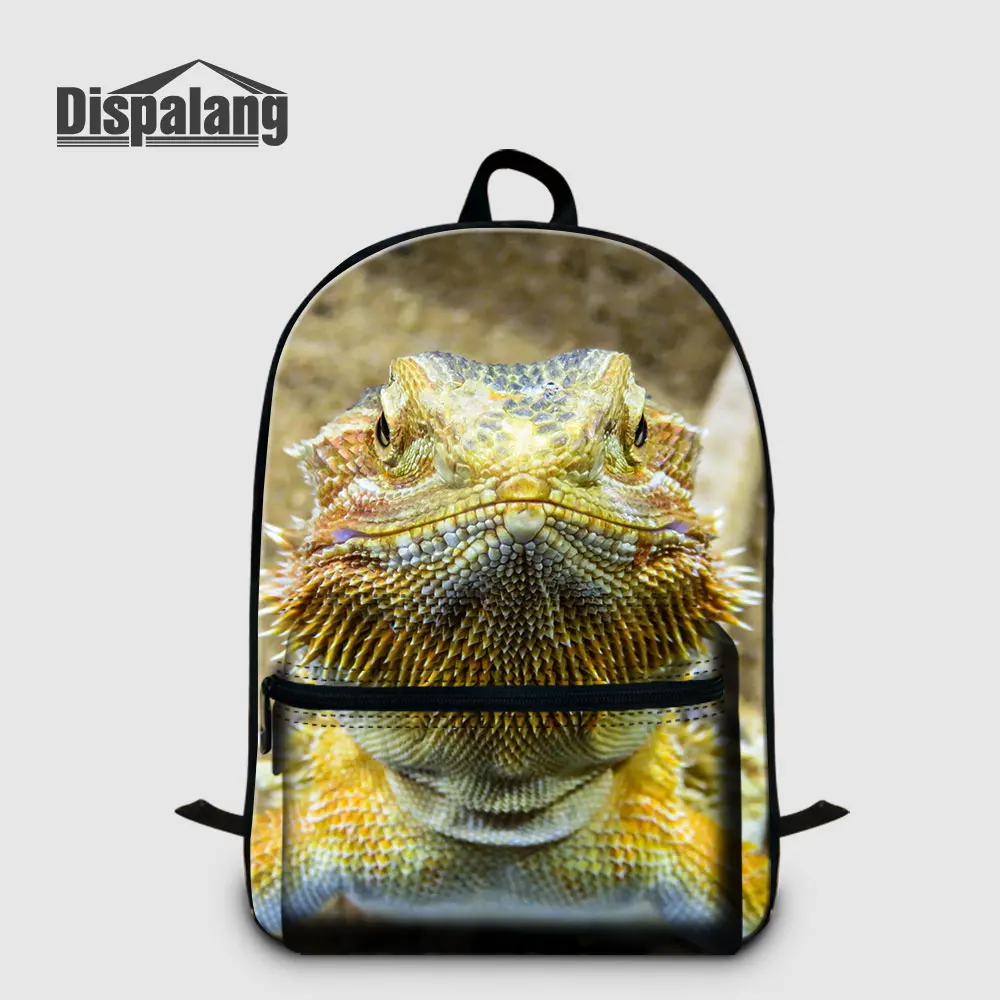 Backpack25 Мужской рюкзак для ноутбука, рюкзак для мальчика с изображением ящерицы, Детский Рюкзак Mochila Escolar, Холщовый Рюкзак для студентов, школьные сумки, дропшиппинг - Цвет: Backpack25