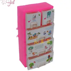 Сменные кукольные аксессуары модели шкафы для хранения шкаф с отделкой аксессуары мебель игровой дом игрушки