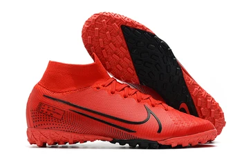 

Nike assassin thirteen-generation high-top Flyknit grass nail soccer shoes Nike Mercurial Superfly 7 Elite MDS TF35-45