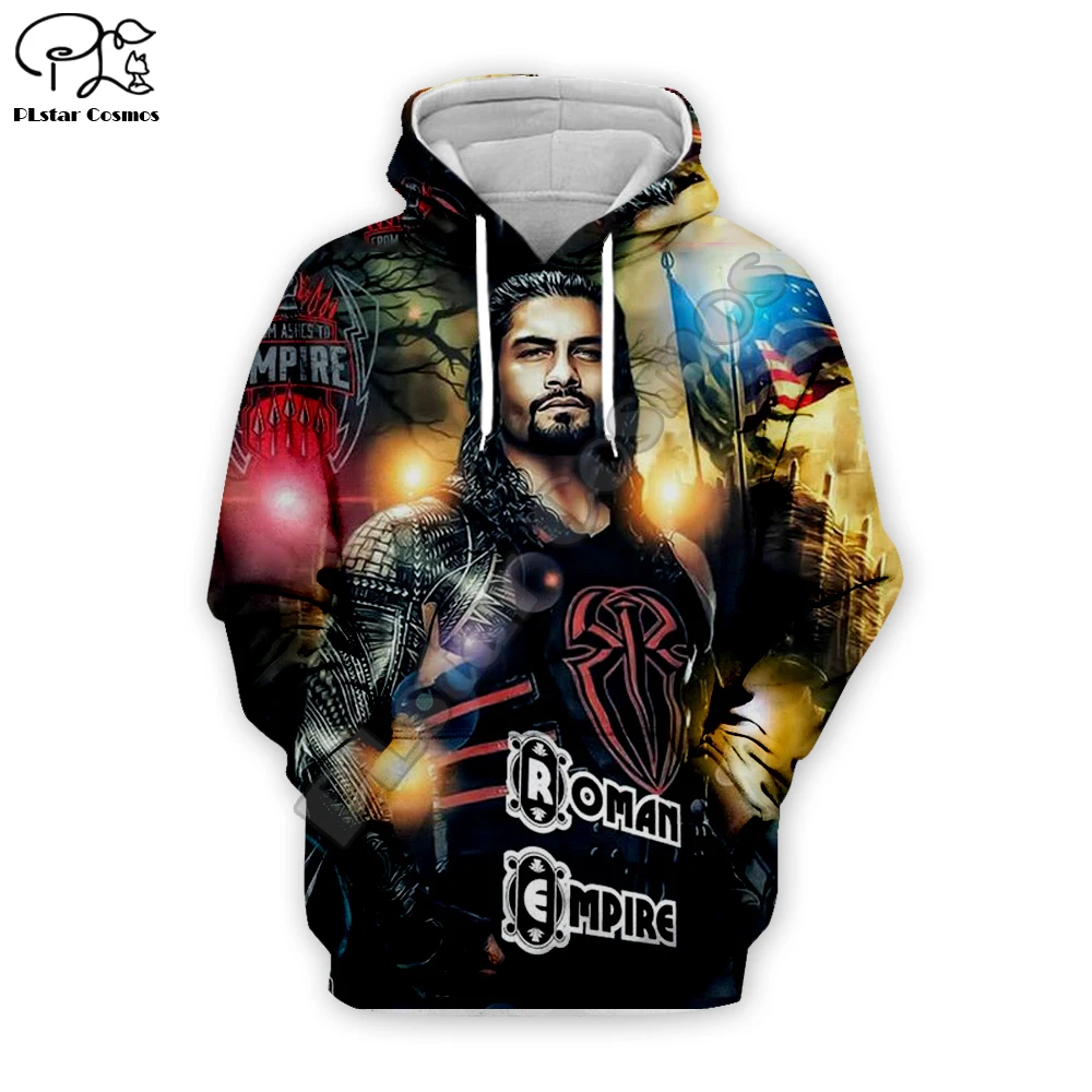 Roman Reigns толстовки с 3D принтом, толстовки для мужчин и женщин, забавная одежда, пуловер, куртка, Брендовые спортивные костюмы, толстовки размера плюс SJ003