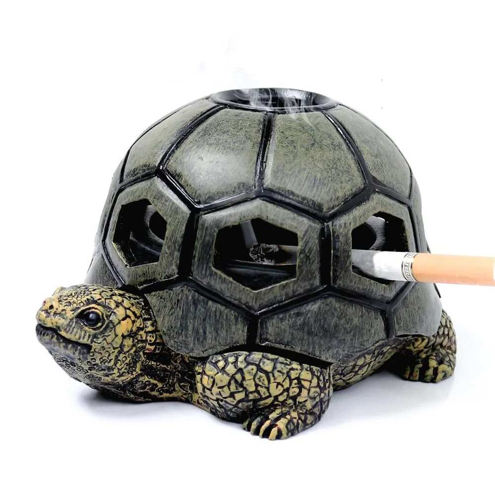 Автомобильный ashtrayTurtle пепельница креативная пепельница ювелирное изделие в форме черепахи модная пепельница резиновая пепельница - Цвет: 1pack