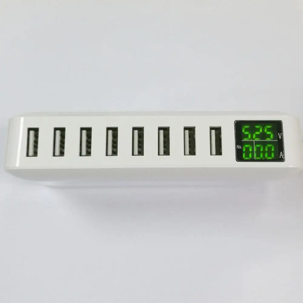 Восемь портов USB зарядное устройство адаптер питания 5 В 2.1a зарядная станция Настольный для iPhone iPad Mini huawei Mi DV aC