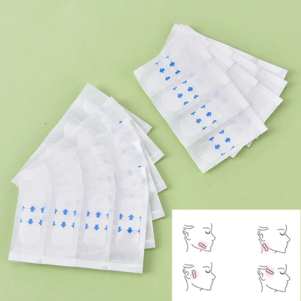 

2019 Hot 40 Pcs/Set Invisible Thin Face Facial Stickers Facial Line Wrinkle Sagging Skin V-Shape Face Lift Tape Scotch For Face