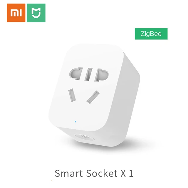 Smart socket Xiaomi Aqara Gateway 2 хаб умный дом розетка светильник беспроводной переключатель двери окна человеческого тела датчик воды Mijia Apple HomeKit APP - Цвет: Smart socket