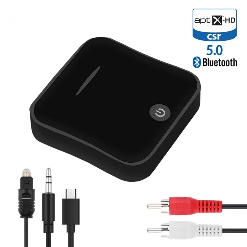 Bluetooth 5,0 передатчик приемник CSR8675 APTX HD LL Bt аудио музыка беспроводной USB адаптер 3,5 мм 3,5 AUX Jack/SPDIF/RCA для ТВ ПК