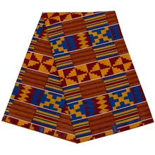 Модная африканская Анкара Pagne Гарантированная голландская восковая печать Kente Ghana ткань африканский батик хлопок Ткань 6 ярдов \ Лот