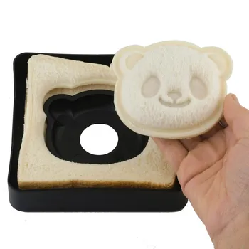 

Panda Bread Sandwich Maker Toast Baking Creative Modeling Tool DIY Mold Box Is Simple and Exquisite