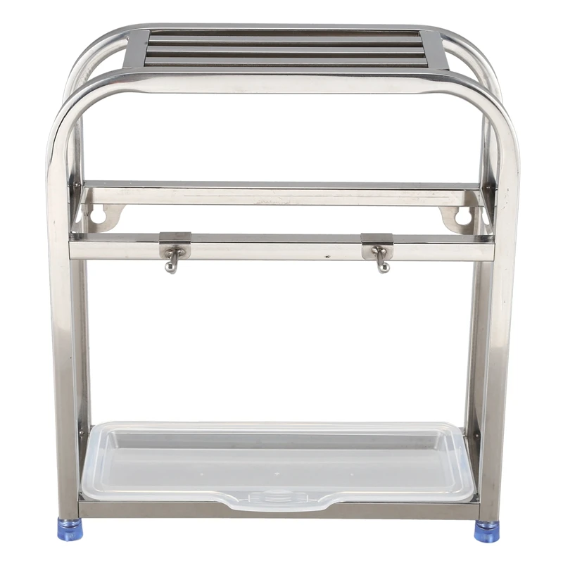 Universal Stainless Steel Kitchen Knife Holder Multi-Function Storage Storage Rack Metal Knife Cooking Tool