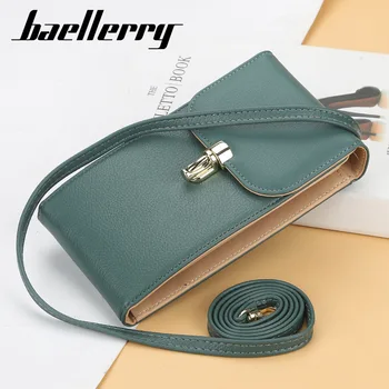 

Baellerry Women Casual Wallet Phone Messenger Strap Shoulder Bag Big Card Holders Wallet Coin Purse Girl Clutch Crossbody Bags