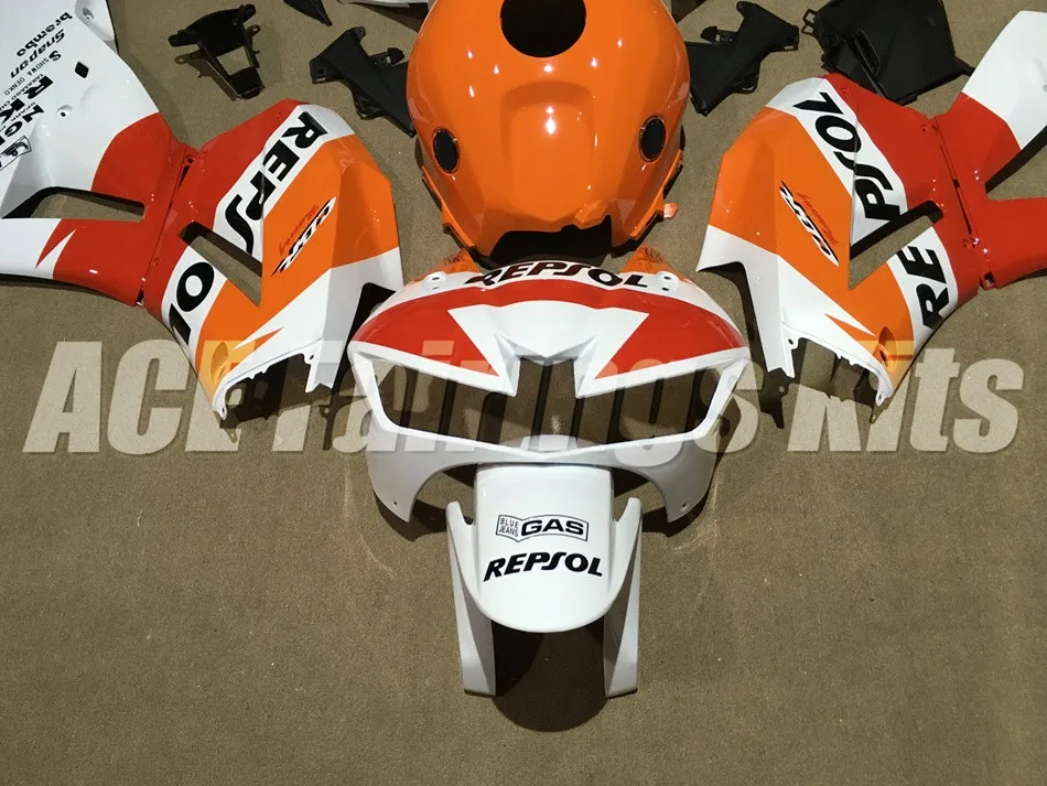 Инъекций ABS Полный комплект обтекателя подходит для Honda CBR600RR 13, 14, 15, 16, 17, F5 2013 Обтекатели Repsol хорошее
