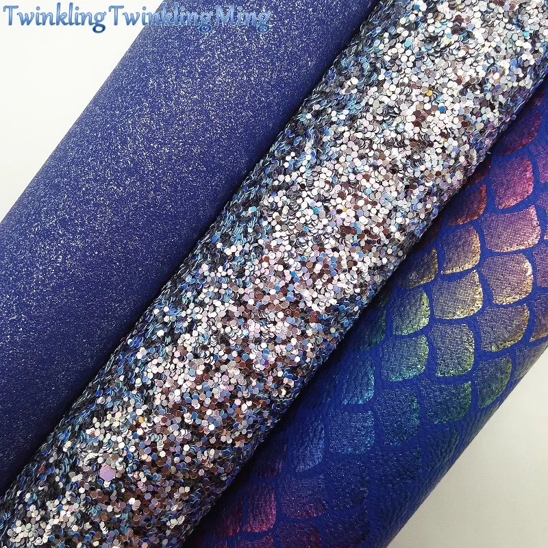 Mixed Colors Glitter Fabric Rainbow Snake Faux Synthetic Leather Sheets For Bow A4 21x29CM Twinkling Ming XM739 | Дом и сад