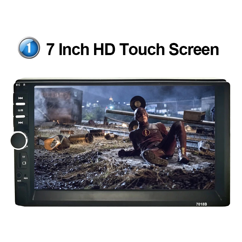 7 Touch Screen Car Radio Double Din Car Stereo MP5 MP3 Player  with Bluetooth FMUSBAUX 7010B (5)