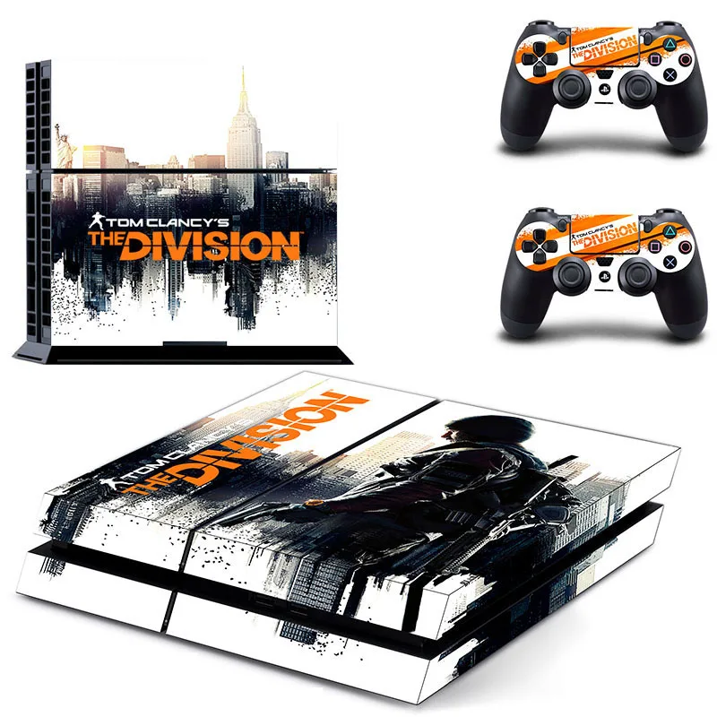 Наклейка s Tom clancy's The Division наклейка для PS4 PS 4 sticker Play station 4 Pegatinas для консоли playstation 4 и 2 контроллера