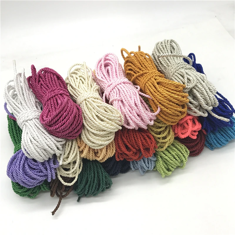 Polypropylene Rope 10yards Paracord Rope 5mm 3-Strand Polypropylene Rope Home Decoration Accessories For Bracelet Rustic Home Decor