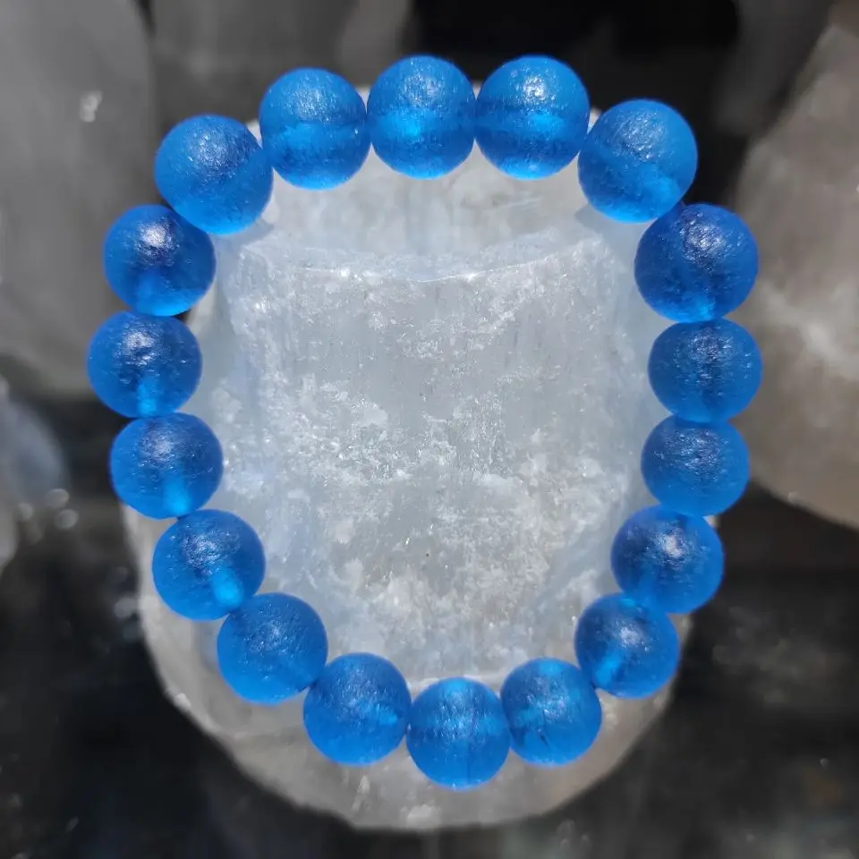 1 шт Moldavite Чешский метеорит браслет ударное стекло грубый камень ручной