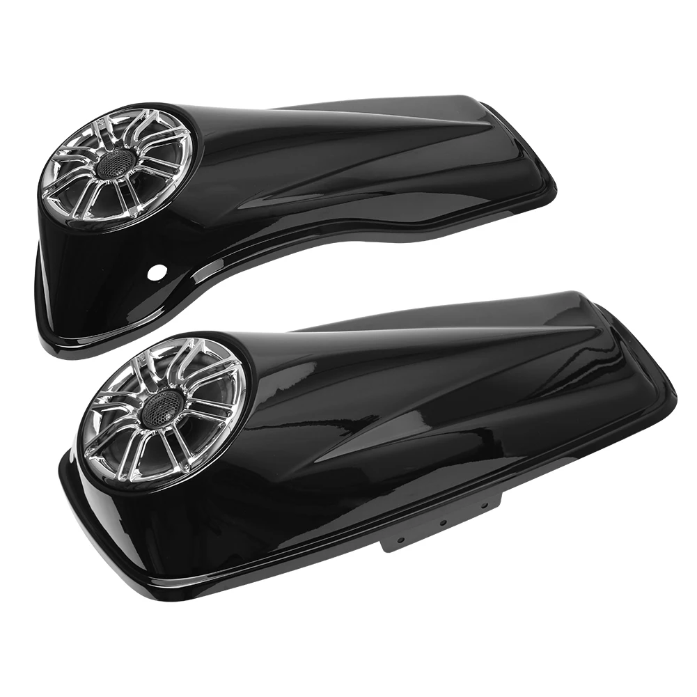 

Черные крышки сиденья для мотоцикла 6,5 дюйма с динамиком для Harley Touring Electra Street Glide Road King Ultra-Classic 2014-2020 19