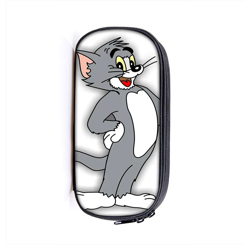Косметичка с рисунком кошки и мышки, корейский стиль, женская косметичка, сумочка, косметичка, сумка для туалетных принадлежностей, водонепроницаемый чехол-органайзер для макияжа, несессер - Цвет: qbbsmash36