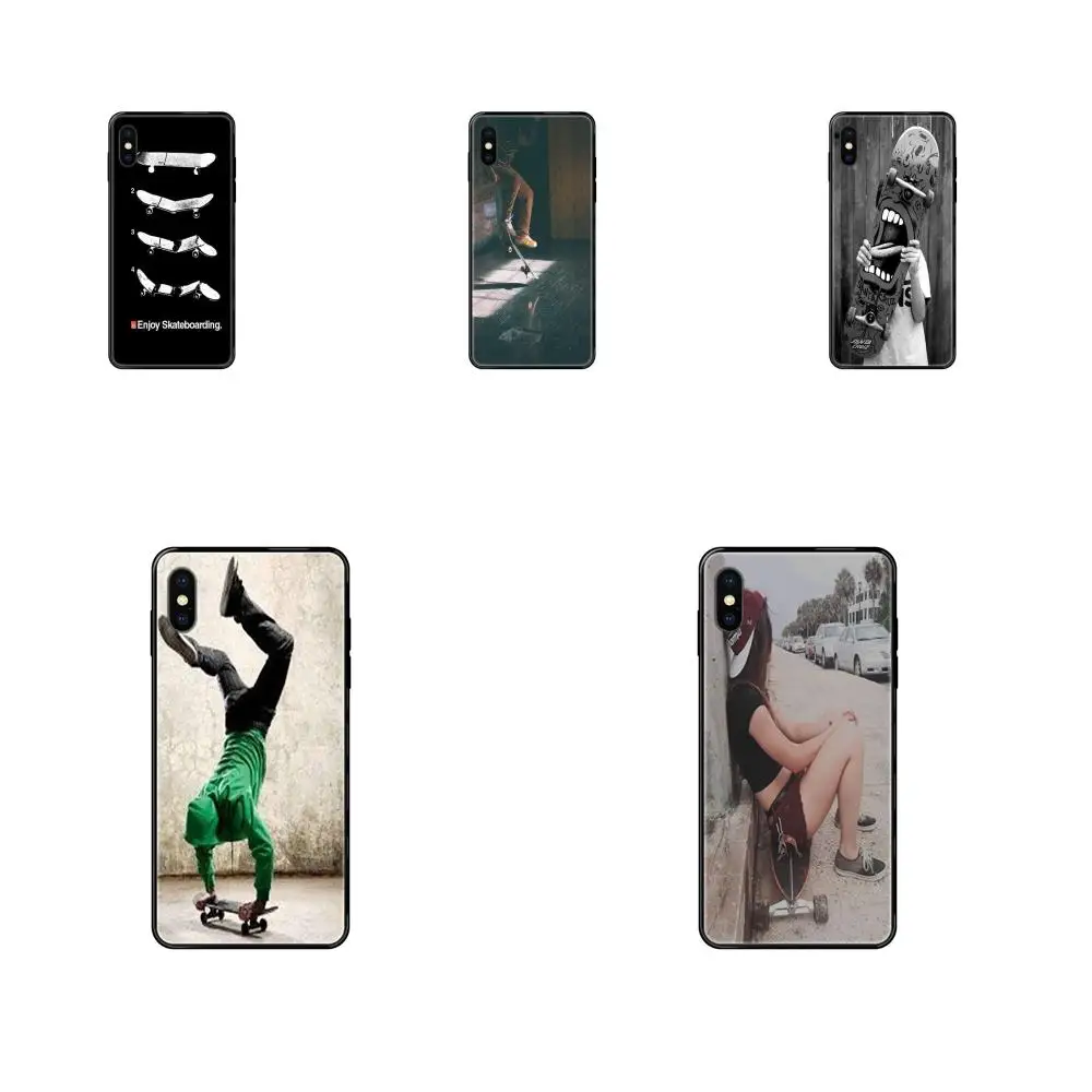 Enjoy Skateboarding Sports For iPhone 11 12 Pro 5 5S SE 5C 6 6S 7 8 X XR XS Plus Max Soft Mobile Phone Cases Enjoy Skateboarding Sports For iPhone 11 12 Pro 5 5S SE 5C 6 6S 7 8 X XR XS Plus Max Soft Mobile Phone Cases