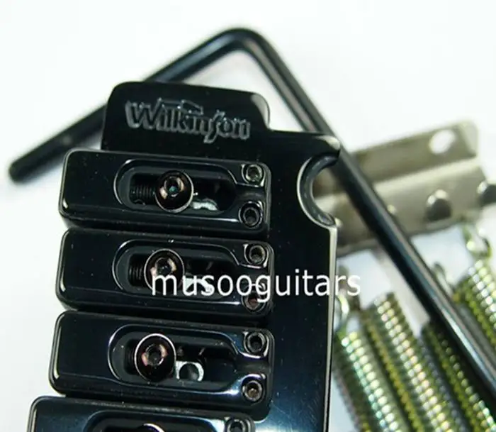 Wilkinson WVS 50K Black,"Classic" Sytle Vibrato Bridge,#W037 from korea(009BK