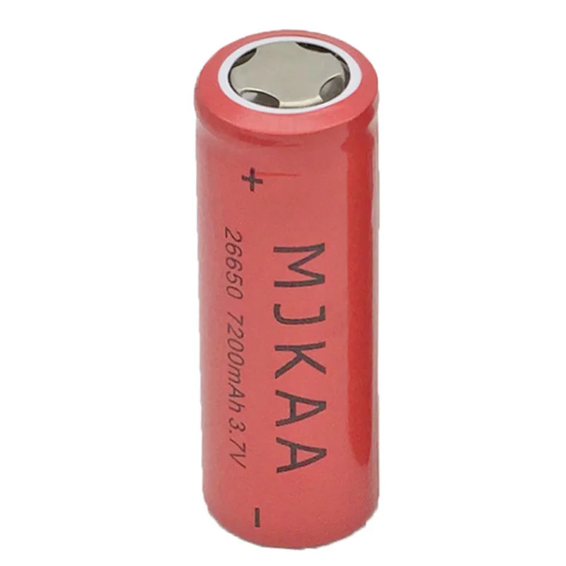 4PCS-High-Capacity-26650-Battery-7200mAh-3-7V-26650-Rechargeable-Li-ion ...