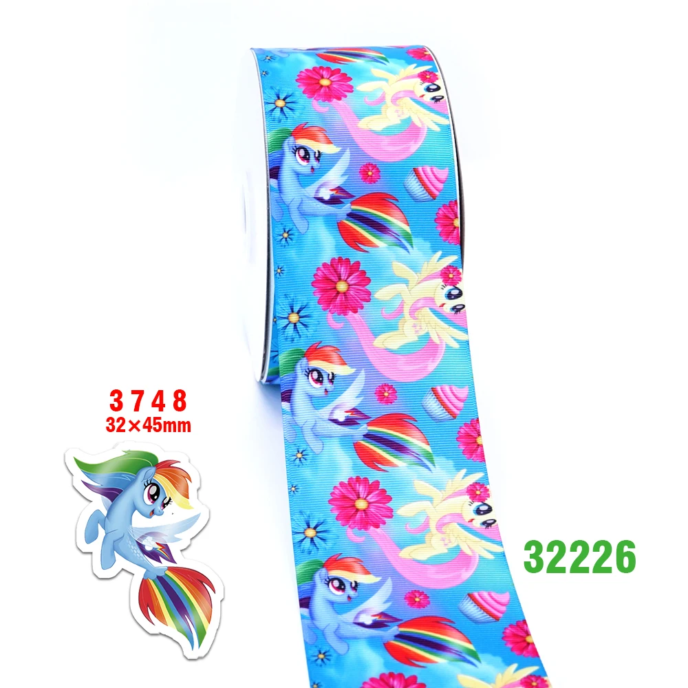 50 ярдов мультфильм напечатанный grosgrain ленты 32228