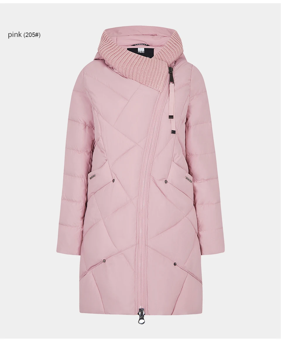GASMAN 2020 New Winter Jacket Womens Hooded Warm Long Thick Coat Hooded Parka Female Warm Collection Down Jacket Plus Size 1702