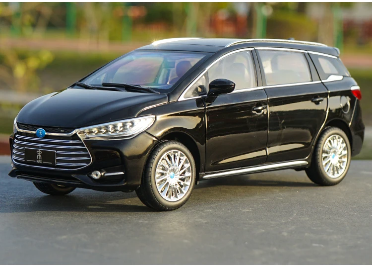 1/18 BYD реселлер версия модель автомобиля Song MAX новая энергия MPV коммерческий автомобиль литье под давлением модель автомобиля с небольшим подарком