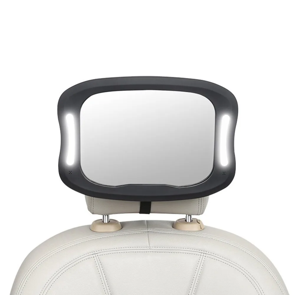Car Seat Rear View Mirror Child-assisted Remote Control Light Viewing Mirror Child Safety Baby Product