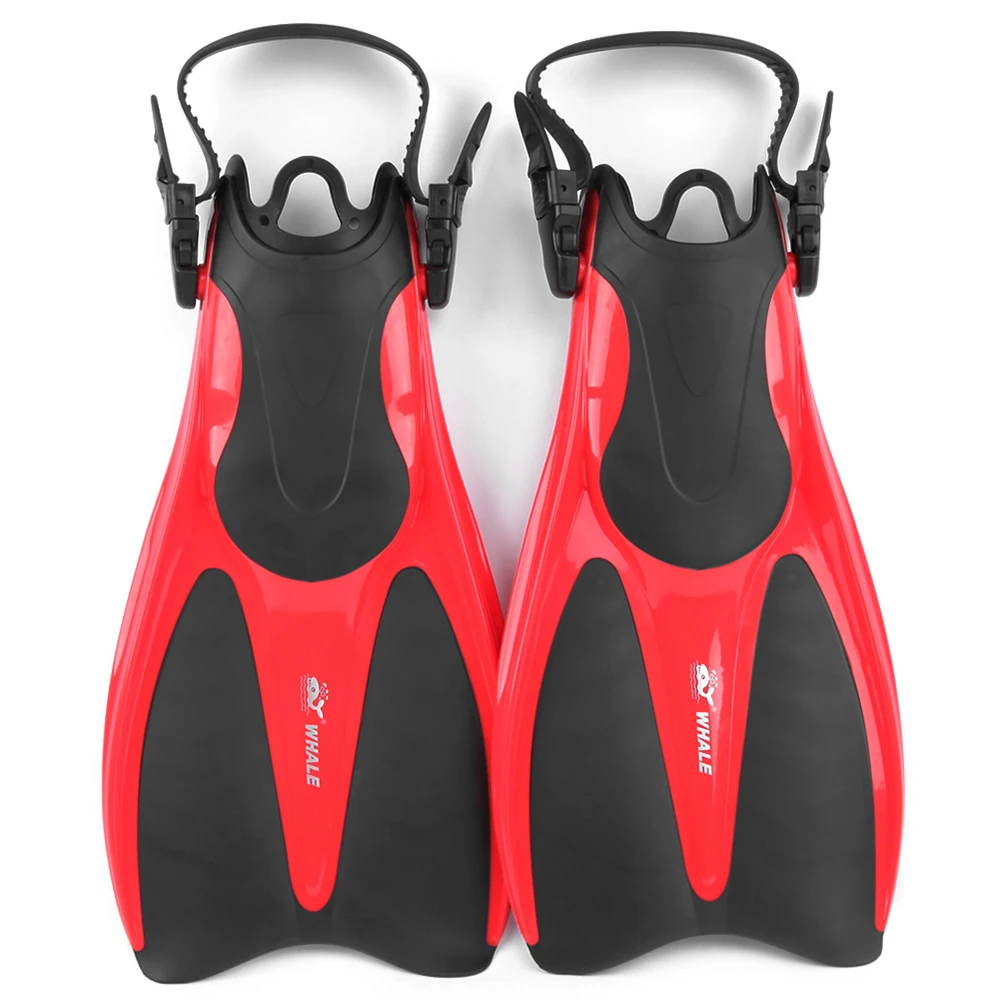 

Snorkeling Fins Universal Swim Fins Floating Training Fins Flippers with Adjustable Heel for Swimming Diving Water Sports