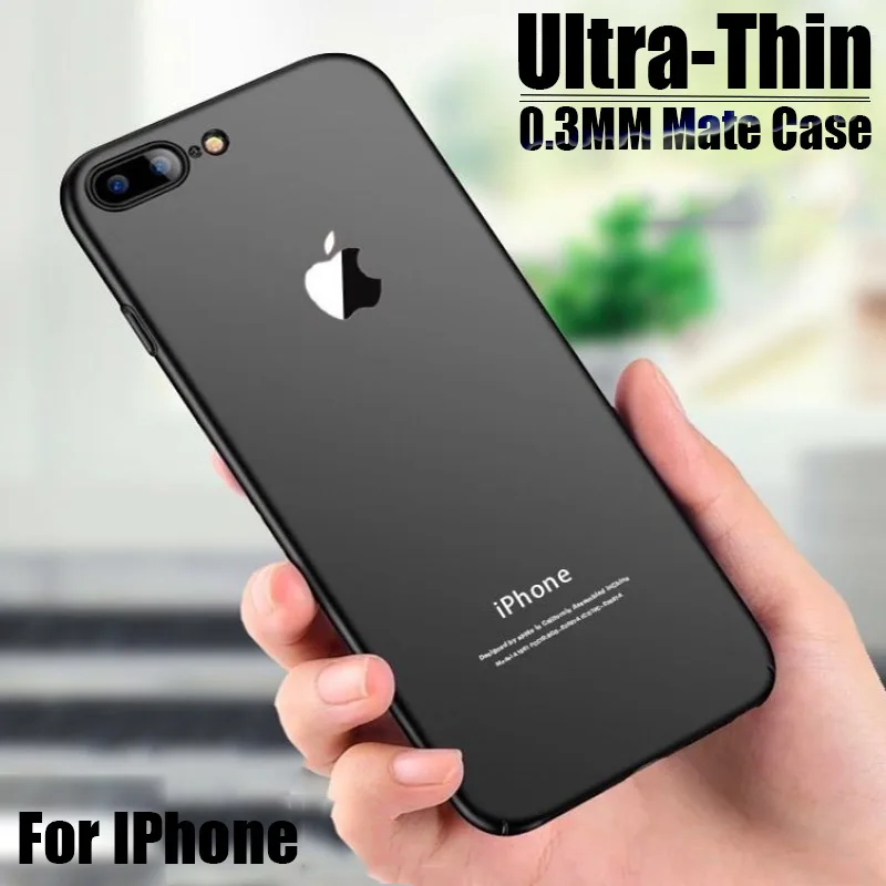 

Luxury Shockproof 0.22MM Ultra Thin Case On The For IPhone 7 6 6s 8 Plus Soft Case For IPhone X XS Max XR Silicone Phone Case