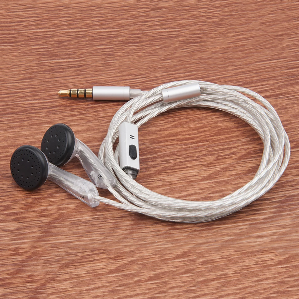 Новейший Wooeasy MX760 графеновые наушники-вкладыши в ухо, наушники, гарнитура, HIFI бас-вкладыши с посеребренным кабелем