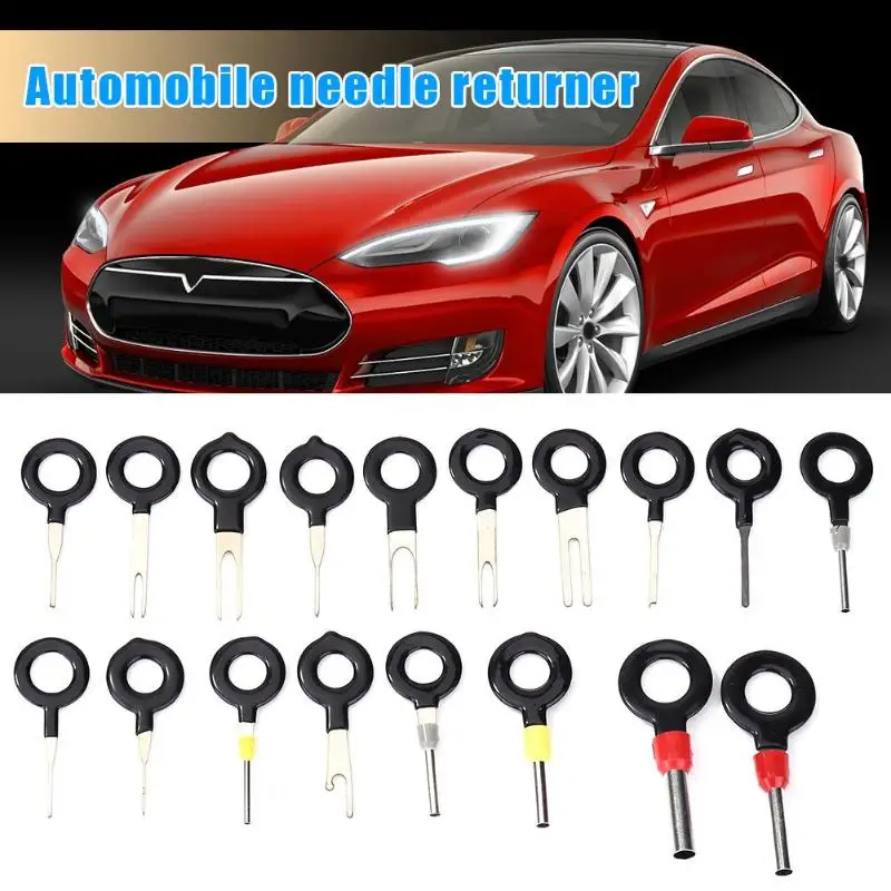 

36Pcs/set Car Plug Terminal Extraction Pick Back Needle Circuit Board Wire Harness Connector Crimp Pin Auto Repair Tool Dropship