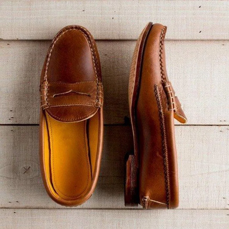 Flats Shoes Women Handmade Loafers Women Flats Genuine Leather Shoes Flat Women Moccasins Soft Bottom Ladies Shoes Plus Size 43