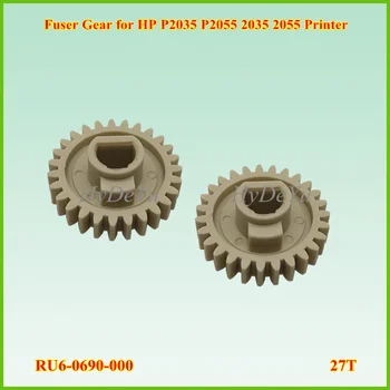 

10pcs Lower Pressure Roller Gear RU6-0690-000 RU6-0690 27T Fuser Gear for HP P2035 P2055 2035 2055 Printer