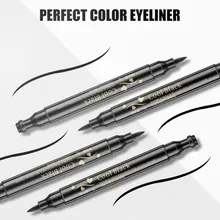 Звездные штампы водонепроницаемый карандаш для глаз двухсторонний макияж черный стойкий карандаш для женщин глаз Макияж инструмент TSLM1