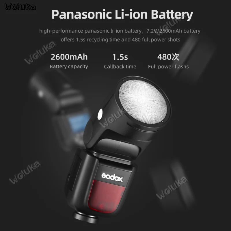 Godox V1 Flash V1C V1N V1S V1F V1O ttl 1/8000s HSS литиевая батарея Speedlite Flash для C/N/S/F/O CD50 T03