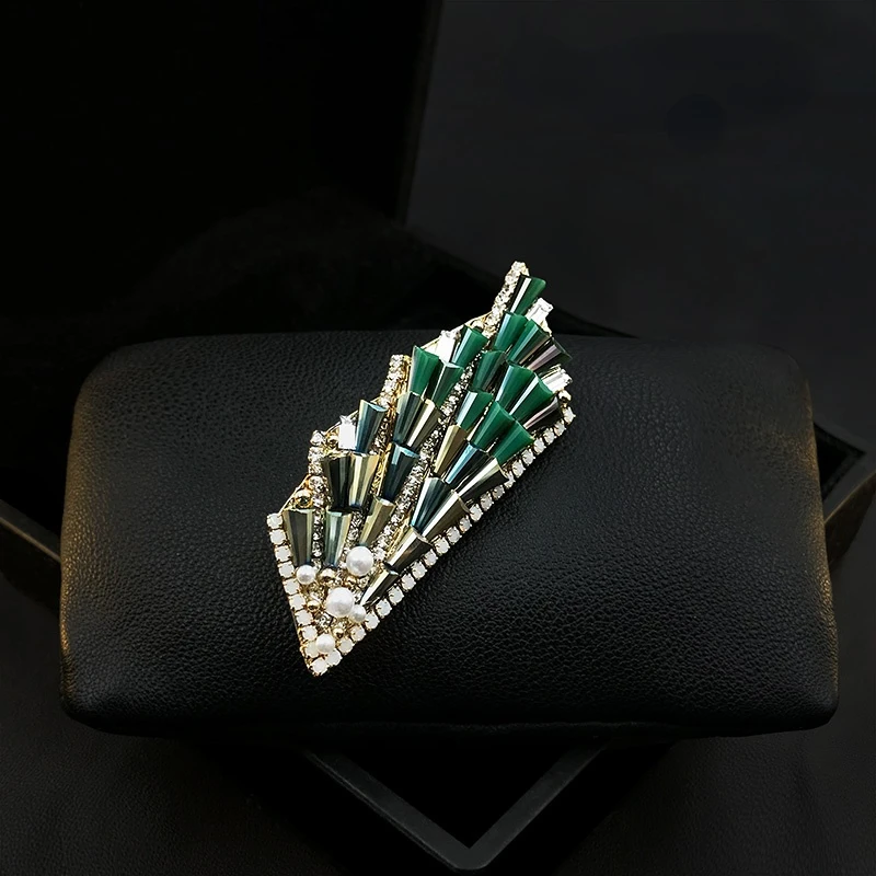 

Original Handmade Brooch High-End Women's Suit Accessories All-Match Sweater Brooch Pin Pearl Rhinestone Jewelry Banquet Brooch