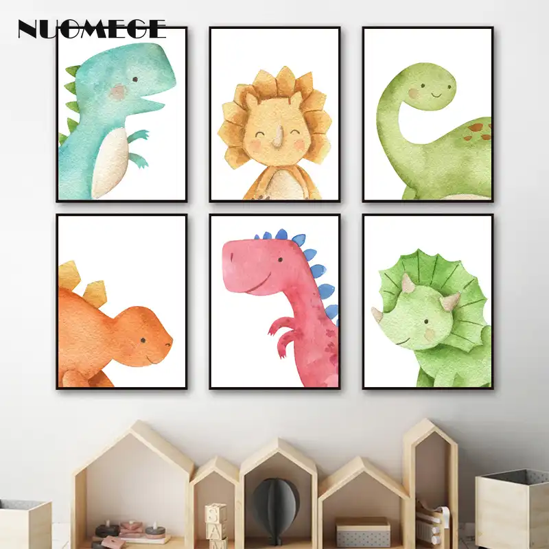 dinosaur nursery art