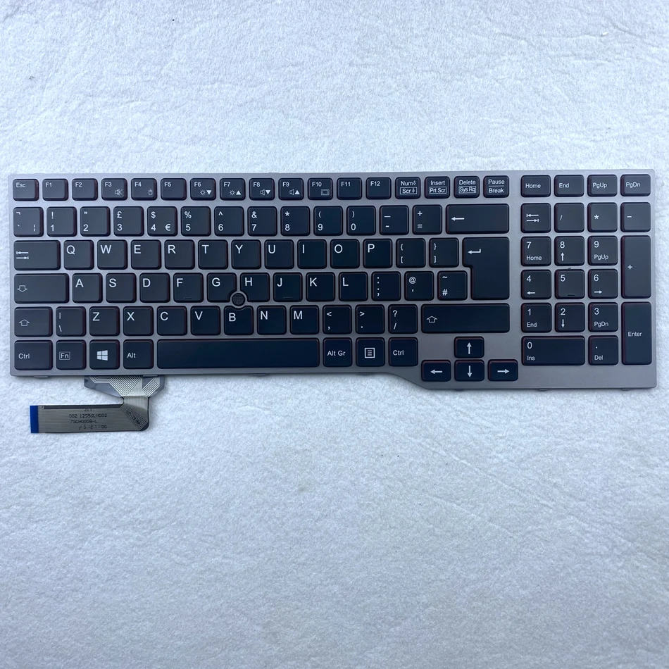 

UK Laptop Keyboard For Fujistu E754 Lifebook E557 E753 E756 E554 E556 With Point UK Layout