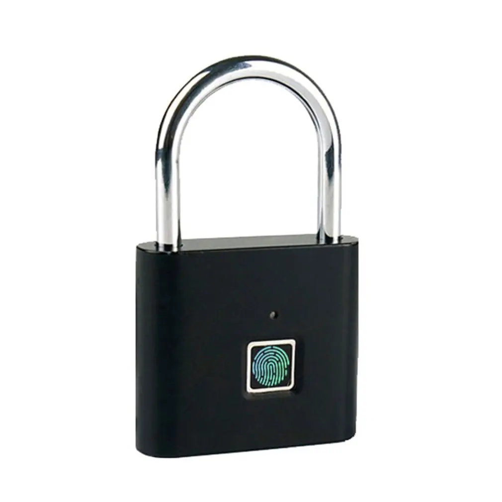 Золотой безопасности keyless USB Перезаряжаемый дверной замок отпечатков пальцев умный замок Быстрый разблокировка цинковый сплав металлический саморазвивающийся чип