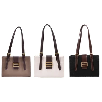 

Fashion Crocodile Pattern Women's PU Leather Shoulder Bag Luxury Retro Handbag Casual High Quality Messenger Bag