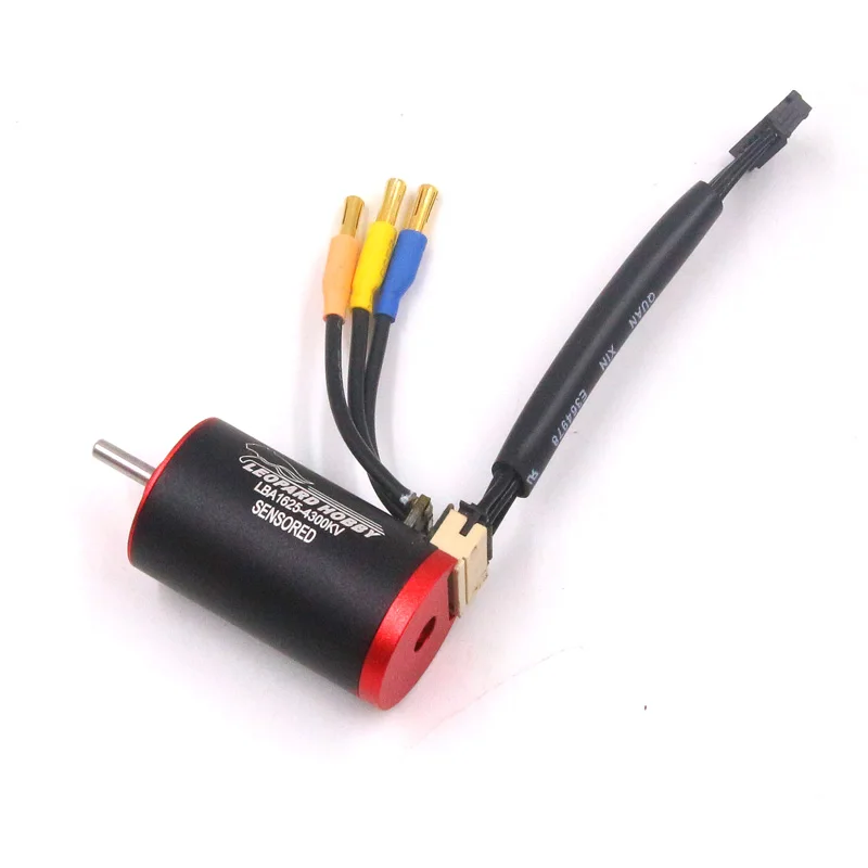 Леопардом хобби LBA1625 4300KV датчиками бесщеточный inrunner 2 полюса 130 Радиоуправляемый двигатель для 1/28 мини-Q мини-Z WLtoy K969/K979/K989/P939