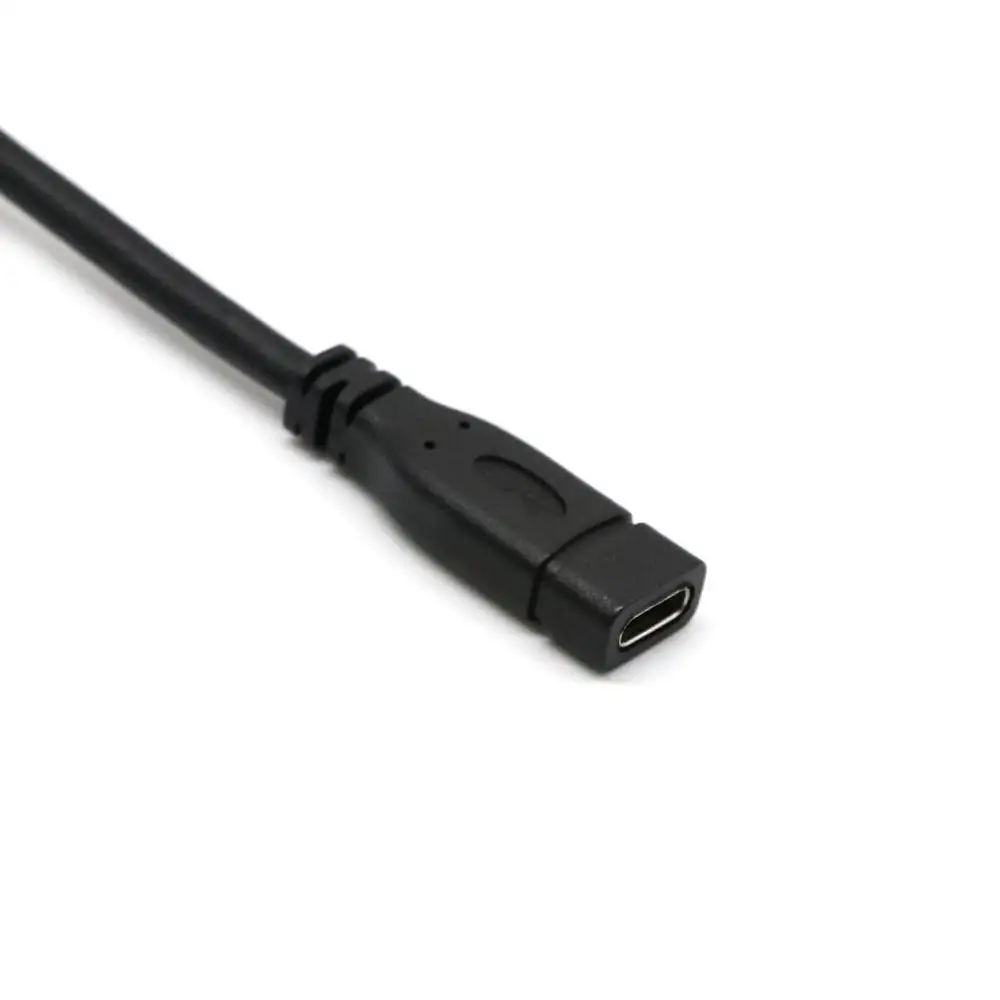Высокое качество type C USB 3,1 Мужской к USB-C Женский удлинитель для передачи данных 0,3 м