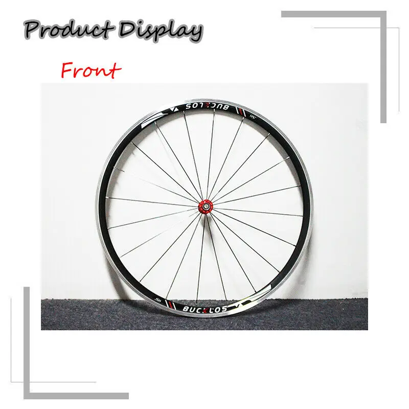 BUCKLOS QR Wheelset 700c 7-11s Aluminum Alloy Wheels Road Bike V Brake Clincher Front Rear Wheelsets 30mm Rims Bike Accessories