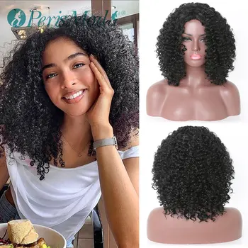 

Synthetic Wigs for Women Kinky Curly Wigs 9 Colors Available PerisModa Natural Density Heat Resistant Cheap Synthetic Curly Wigs